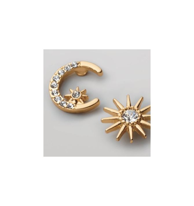 Sparkly Pavé Star & Moon Earrings | Avon