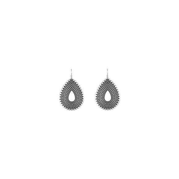 Textured Metal Drop Earrings | Avon