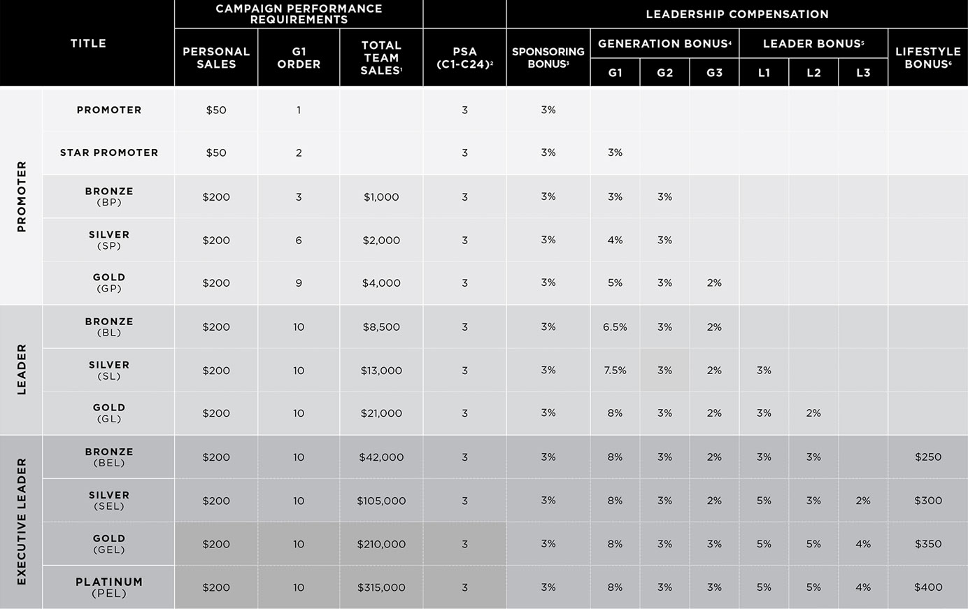 2025 Leadership Compensation