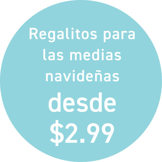 Regalitos para las medias navideñas desde $2.99